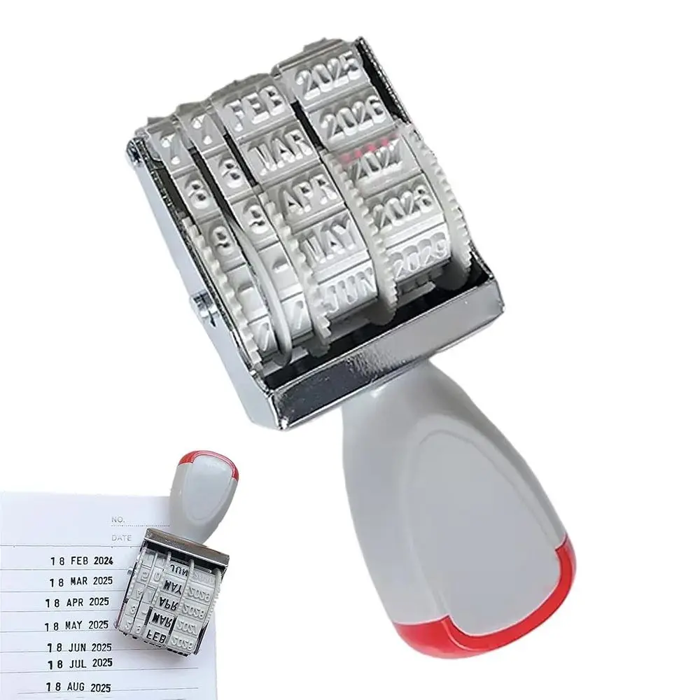 Practical Digital Date Wheel Stamp Adjustable Vintage Date Rotating Stamp Handmade DIY Craft Date Postmark Stamp Card Making