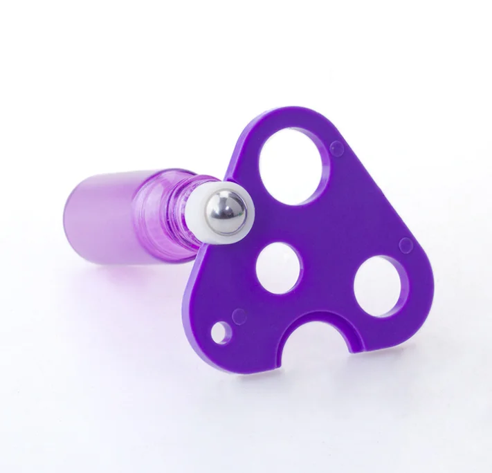 1Pcs Triangle Refillable Essential Oil Opener Key Corkscrew Tool Remover Roller Balls Caps Refillable Bottles Accessories