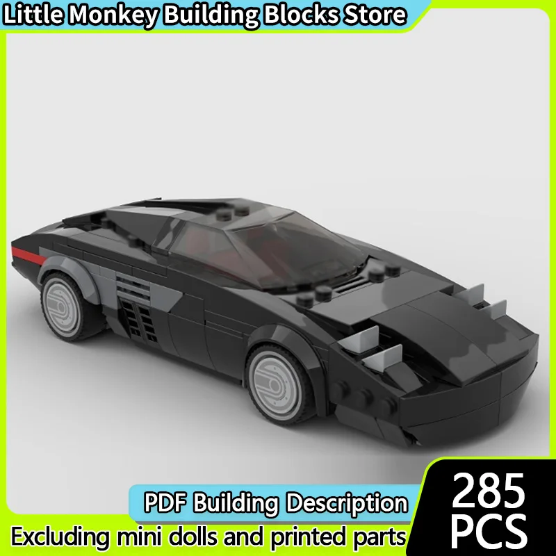 

Модель скоростного гоночного автомобиля MOC, строительные кирпичи, верхний уровень, спортивный автомобиль, модульная технология, детские праздничные подарки, сборка игрушек, костюм