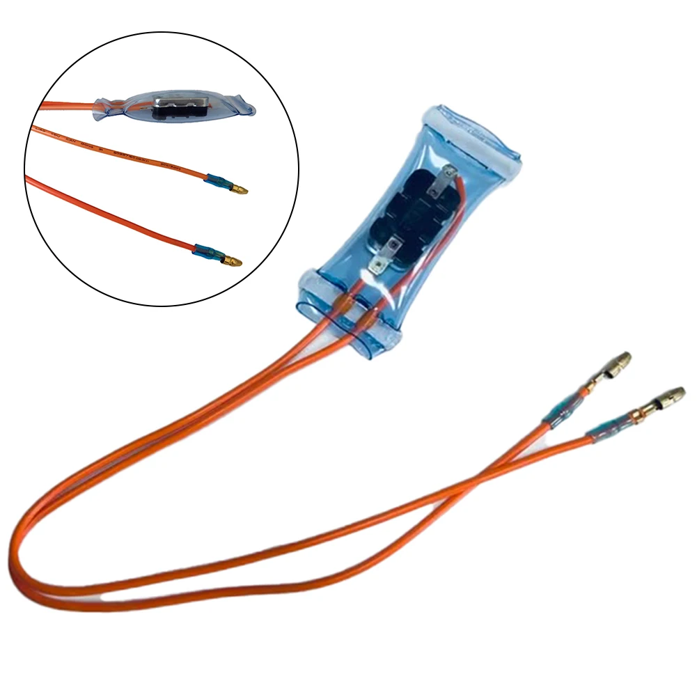 Bimetallic Thermostat Defrost Thermostat Home Appliance Repair 2 Wire Design Long Lasting Thermostat For Cooling For DIY Repairs