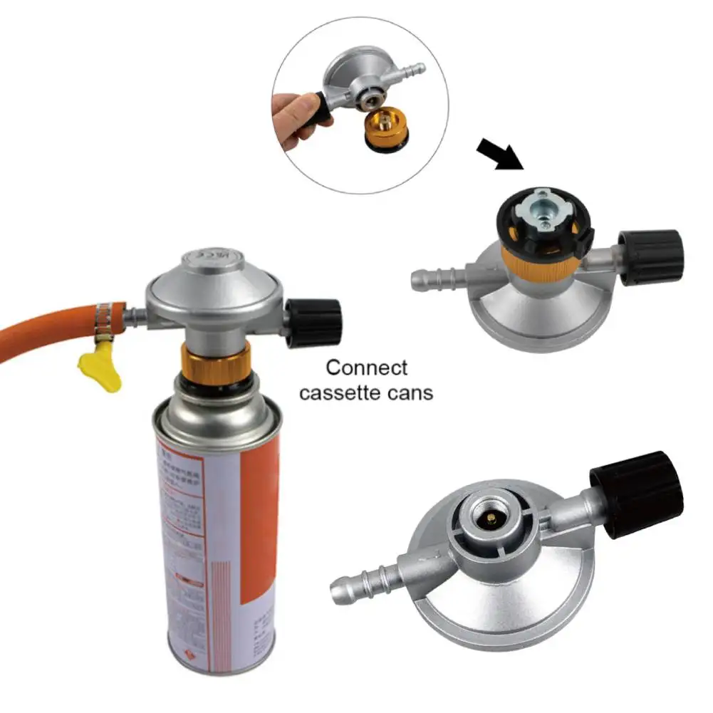

Low Pressure Gas Regulator Adjustable Flow Low Pressure Propane Regulator Propane Disposal Bottle Connection Regulator Kit