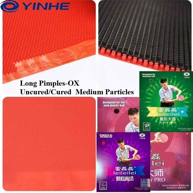 

Накладка для настольного тенниса YINHE Lei Leilei Series OX с длинными шипами, неотвержденная/глубоко отвержденная, средние шипы, резина для ракетки для пинг-понга с длинными шипами
