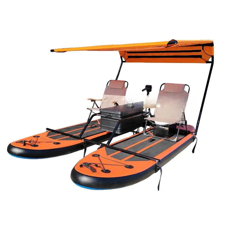 

Boat Inflatable Pedal Kayak Outdoor Water Brushed Flat Boat Leisure