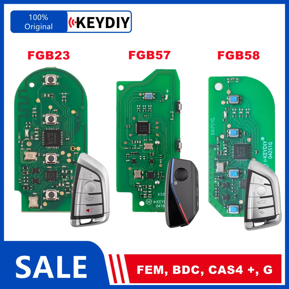 

1/2/5 Piece KEYDIY FGB23 FGB57 FGB58 PCB Board Used for BMW FEM, BDC, CAS4, CAS4+, G Key Generation or for ZB Keys