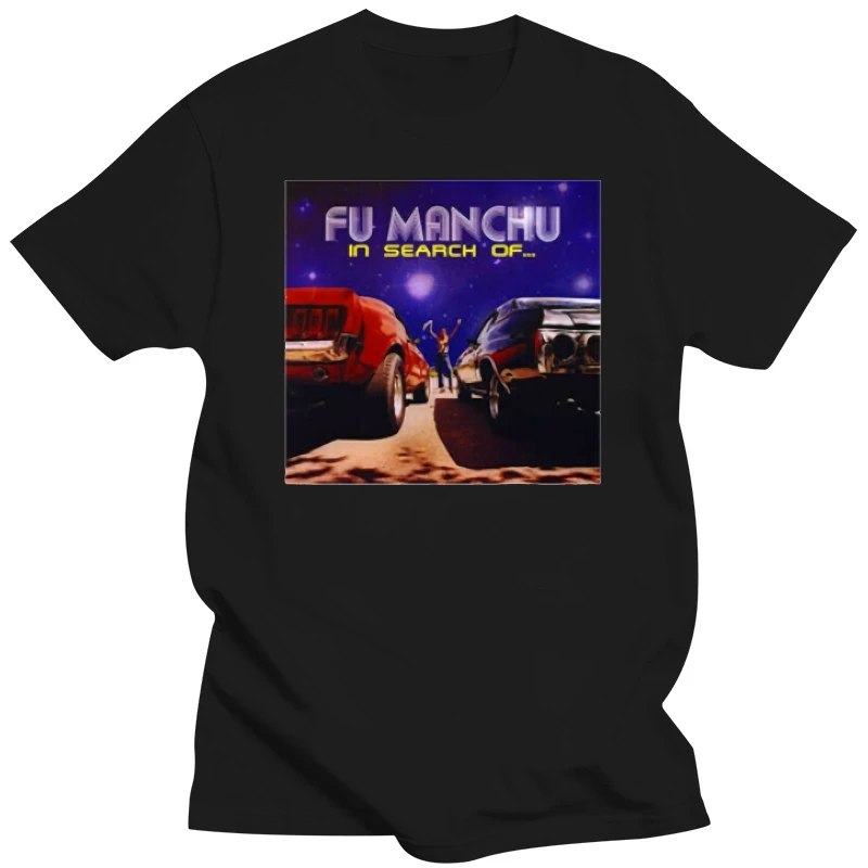 New Fu Manchu Eatin' Dust Rock Band Men'S T-Shirt Black White S-2Xl B Confortable Tee Shirt