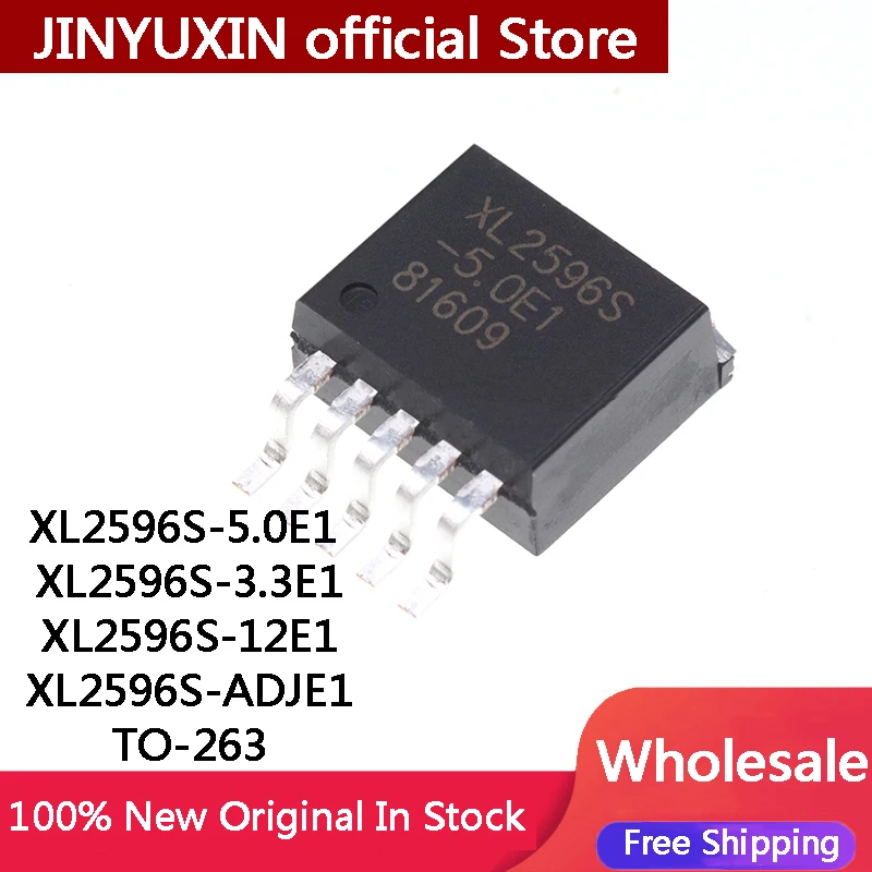 10Pcs New Original XL2596S 3.3E1 3V3 XL2596S 5.0E1 5.0 XL2596S 12E1 12 XL2596S ADJ PARA-263 Chip IC Estoque Atacado Frete Grátis