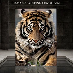 Diamond Embroidery 5D DIY Diamant Painting Tiger Full Square/Round Drill Mosaic Painting Cross Stitch Decoration Gift Art