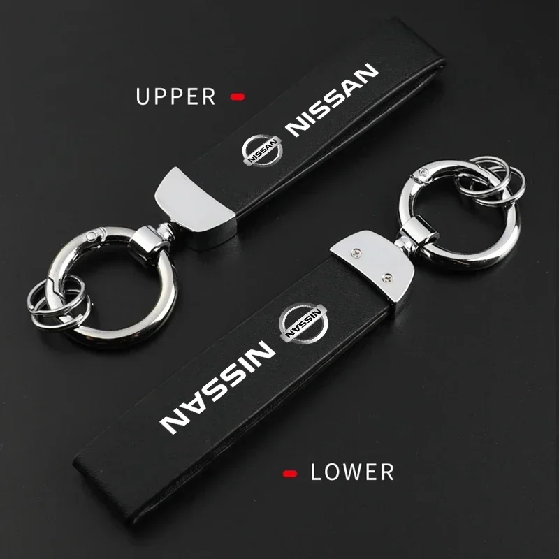 Car High-Grade Keychain Sport Key Ring Custom Gift With Logo For Nissan J10 X-Trail Qashqai Juke Leaf Micra NOTE Patrol Gadgets