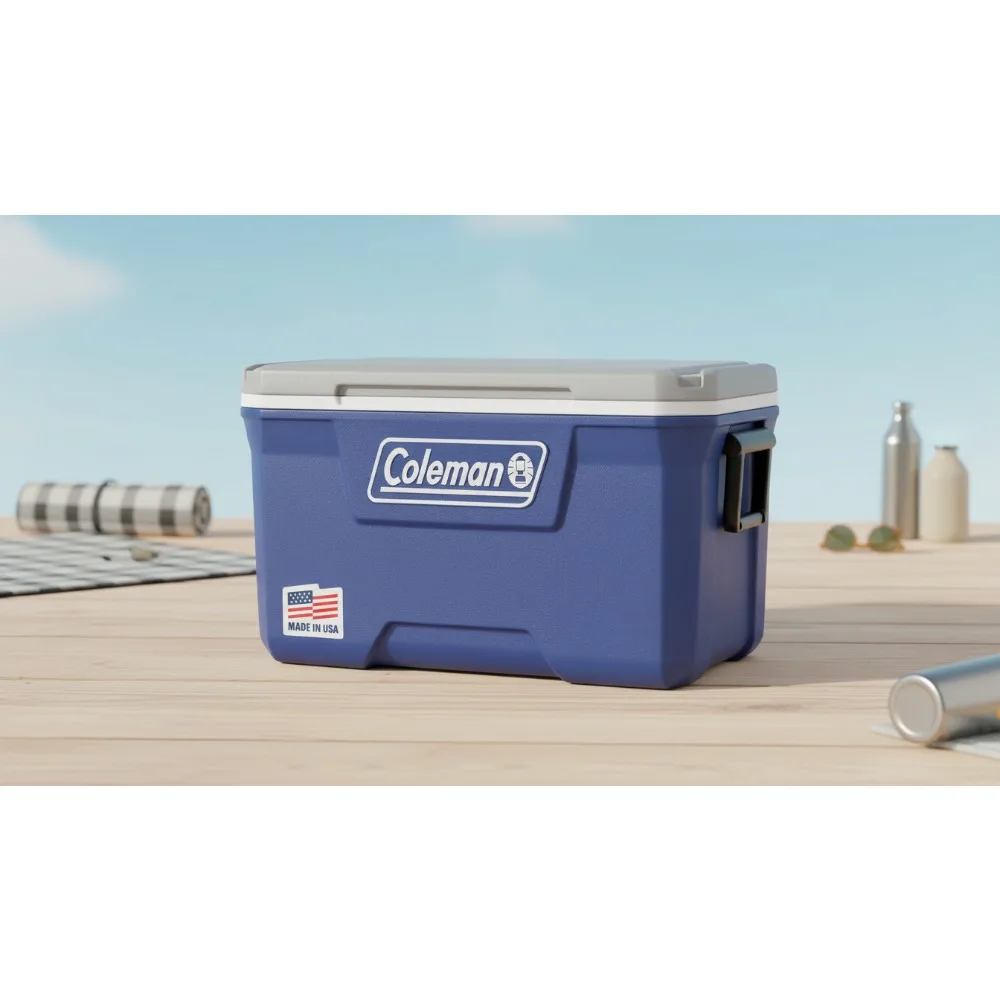 مبرد خارجي محمول مع الاحتفاظ بالثلج لمدة 5 أيام، مبرد صلب مانع للتسرب للتخييم والنزهات، 52/70/120/150 كوارت