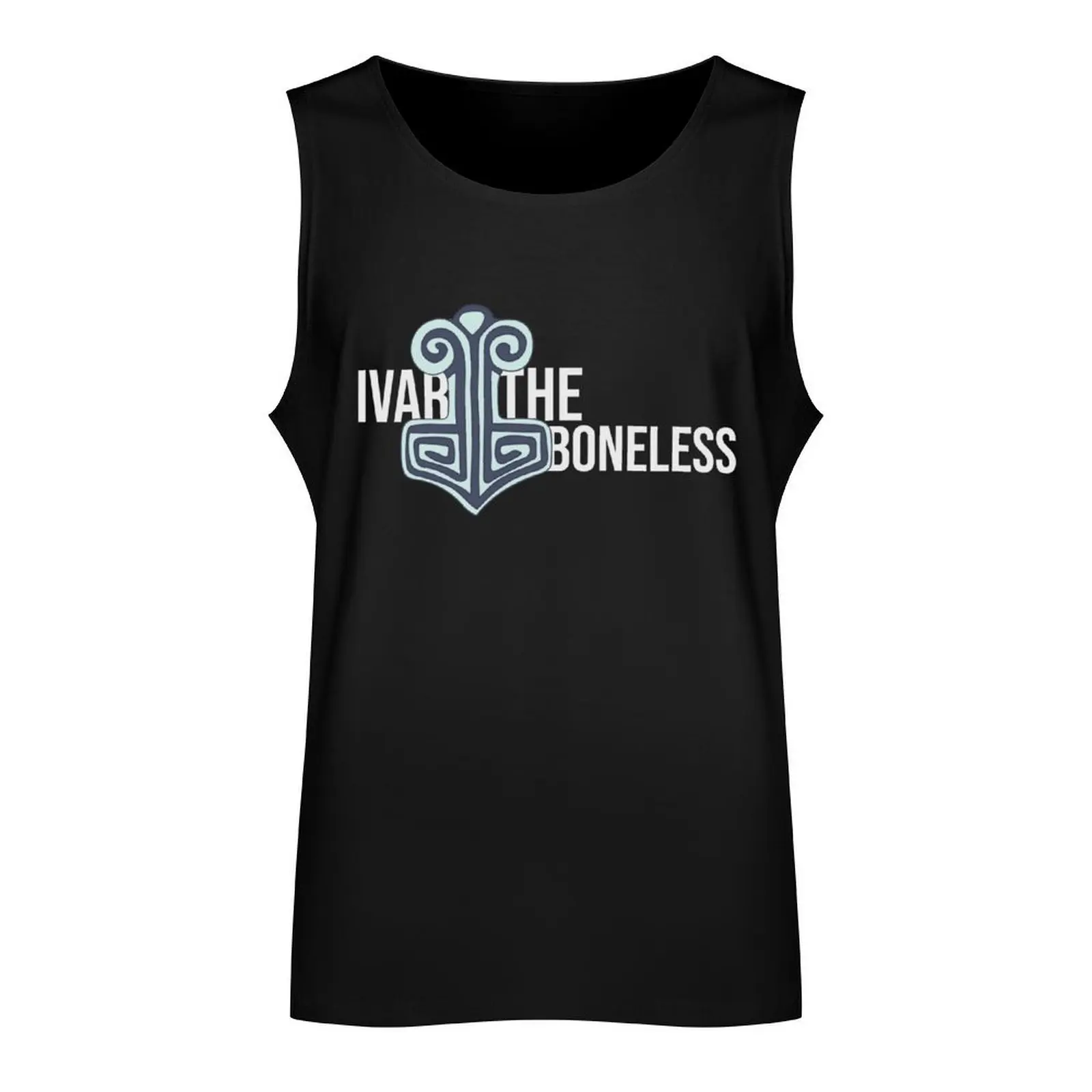 Ivar the Boneless Text - Norse Symbol - Germanic Folklore Tank Top Male vest plain t-shirt Top summer Gym wear