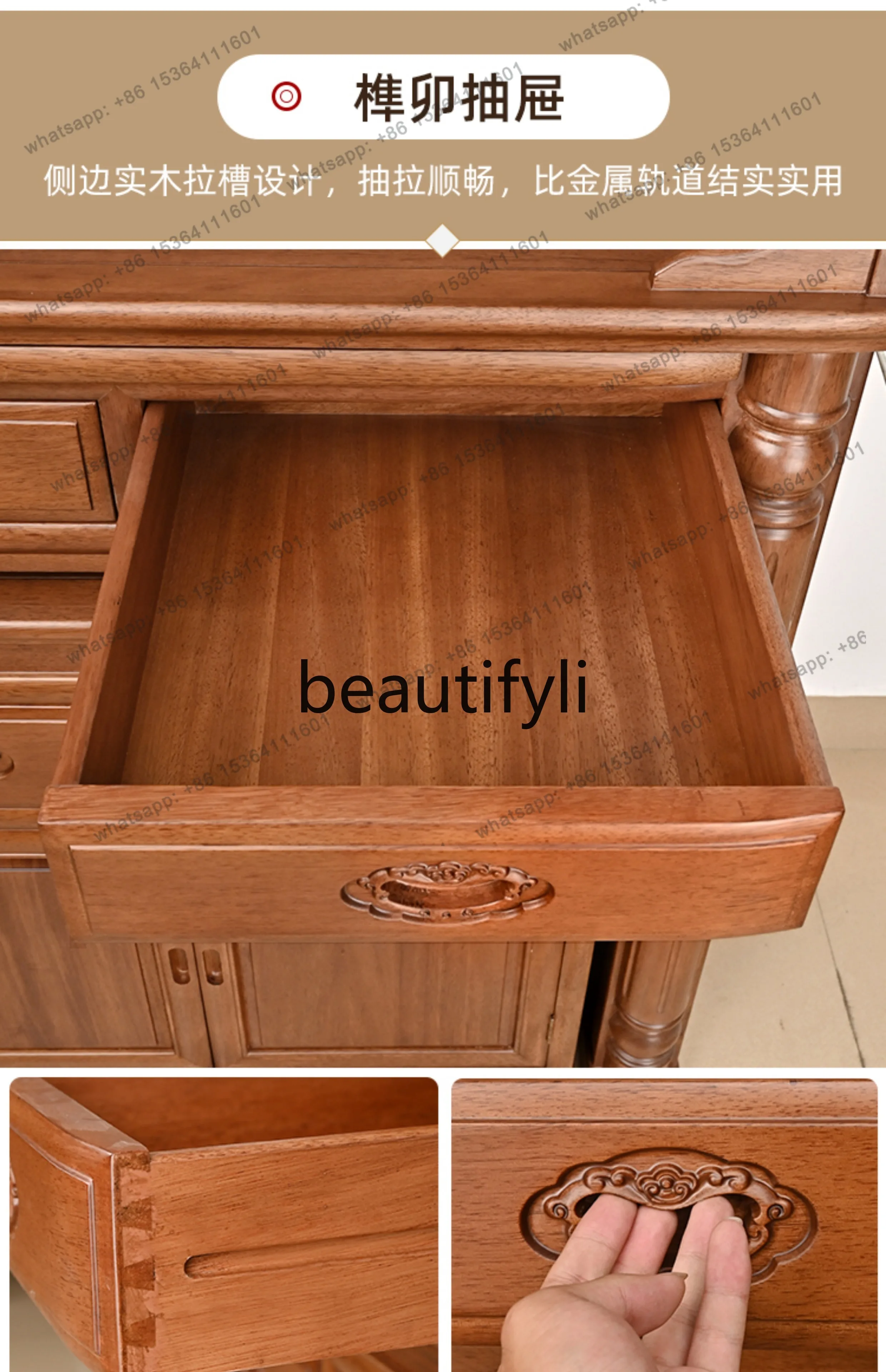 Factory Direct Solid wood Buddhist niche new Chinese vertical cabinet household offering table Buddhist platform Bodhisattva