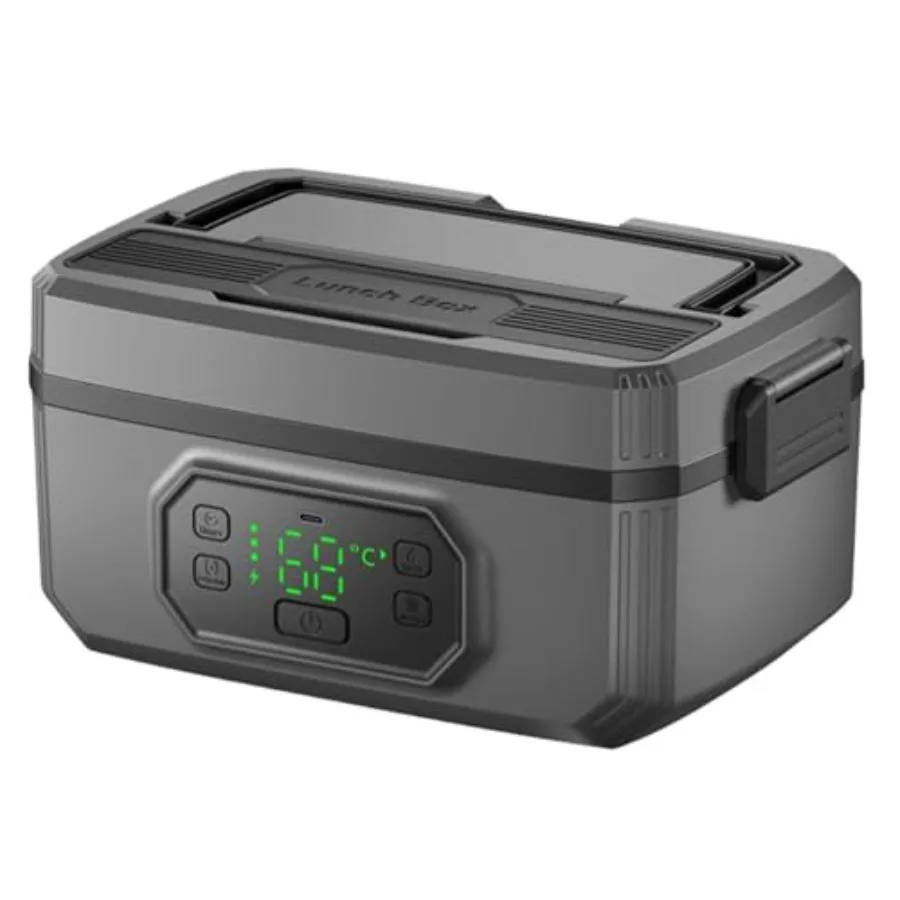 

Беспроводной электрический ланч-бокс объемом 1,2 л, портативный, с перезаряжаемой батареей емкостью 21000 мАч, для автоматического самонагревающегося подогревателя еды, идеально подходит для C