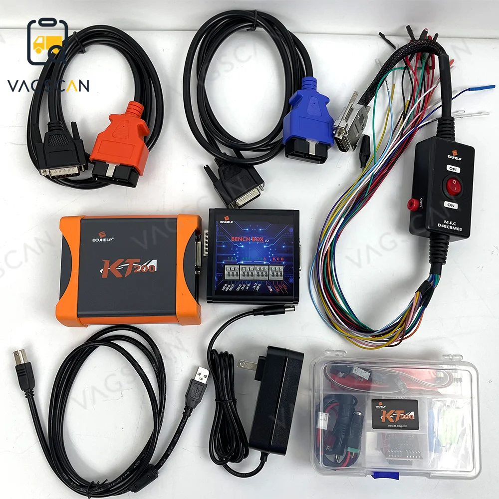 

2023 OBD2 KT200 ECU Programmer Chip Tuning Tool ECU Maintenance DTC Code Removal OBD2 Read Write MulitIple Protocles