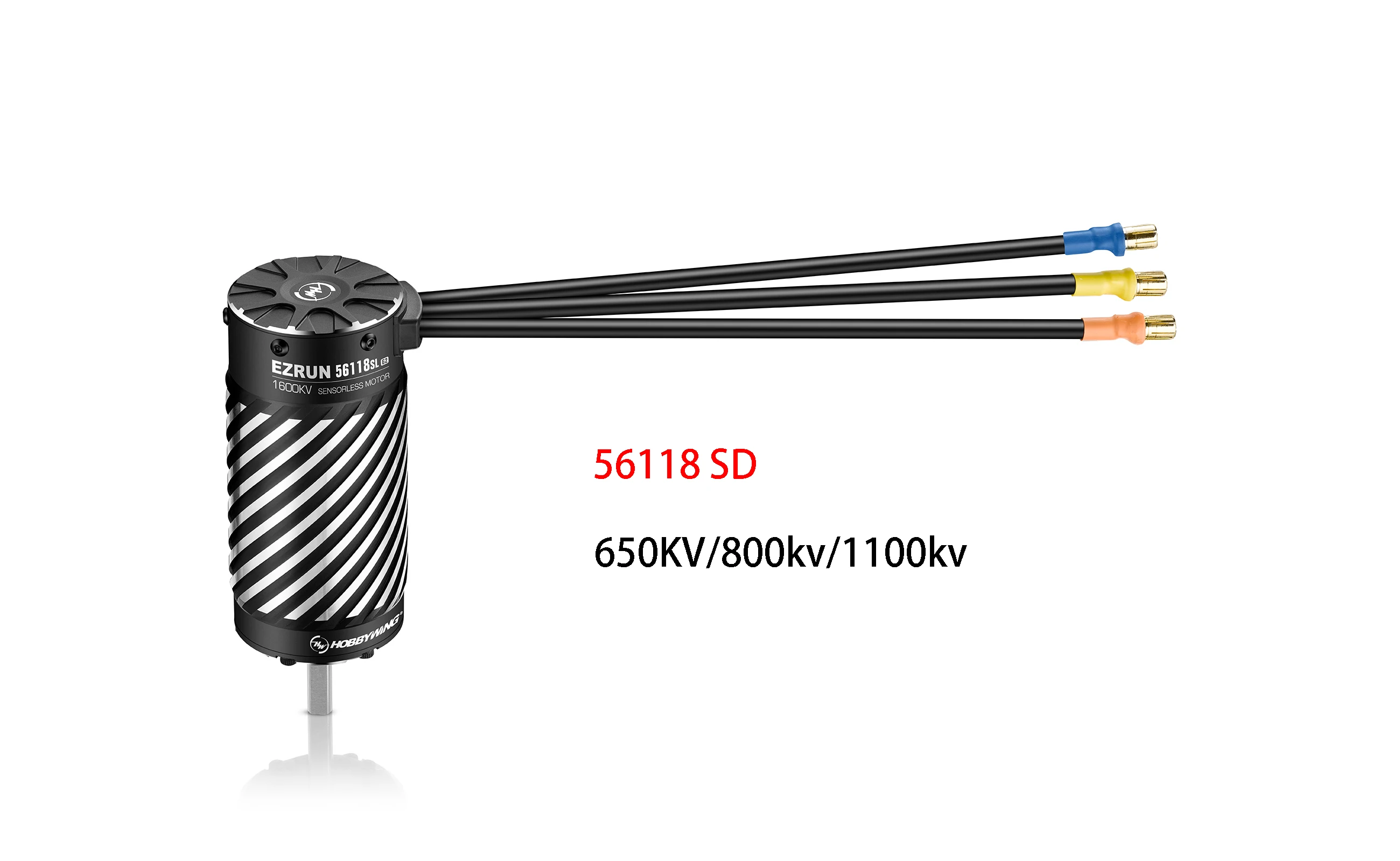 

HobbyWing EzRun 56118 SD 650KV/800kv/1100kv Brushless Electric Motor 8-12S LIPO for 1:5 RC Remote Control Vehicles