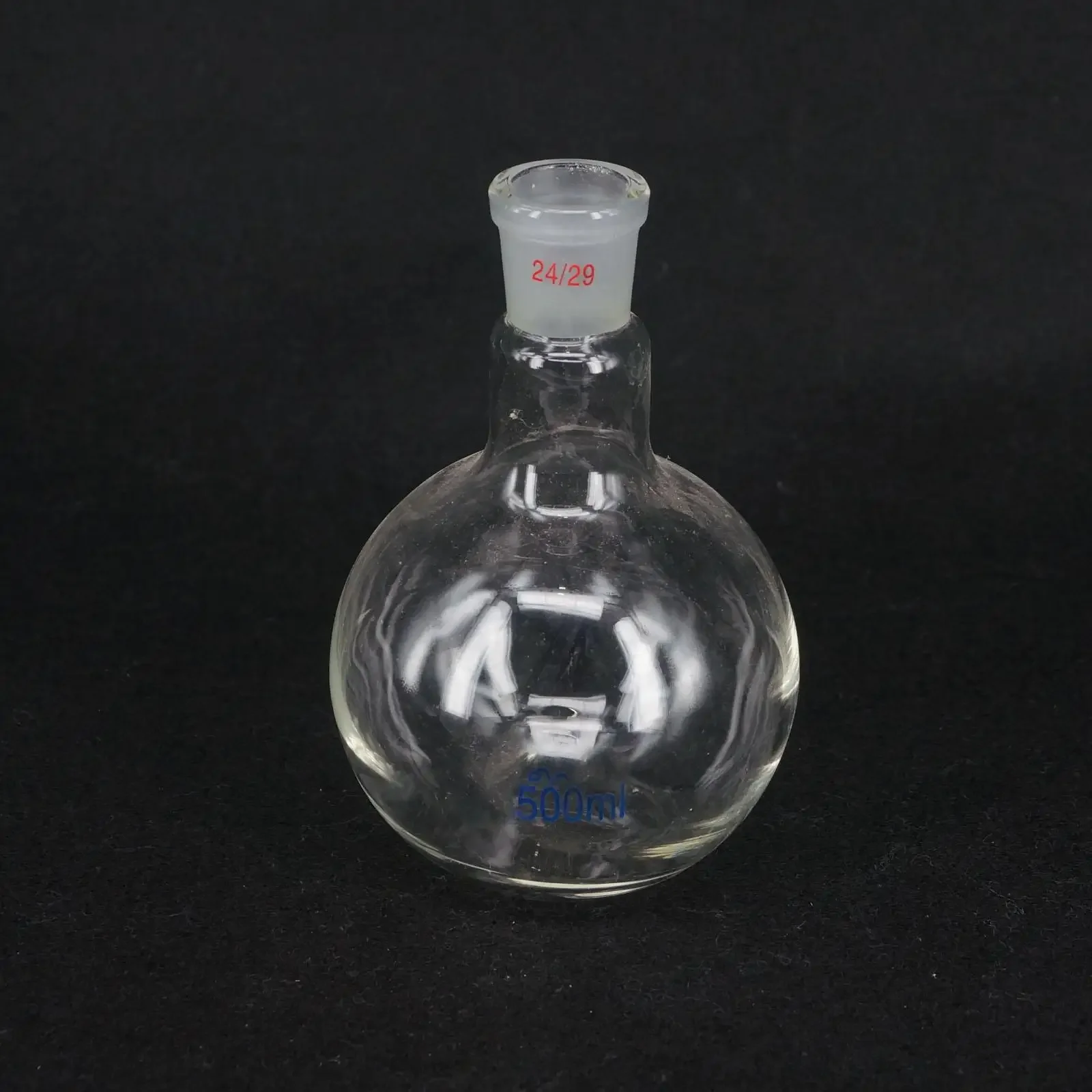 500ML 24/29 Borosilicate Glass Short Neck Flat Bottom Flask Boiling Flask For Laboratory