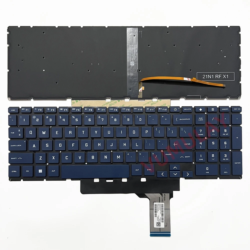 US/RU Backlit Keyboard for HP Victus 16-D 16T-D 16-D0010CA 16-D0013DX 16-D0515LA 16-E 16-e0504nw 16-e0097nr 16z-e000 15-FA 15-FB