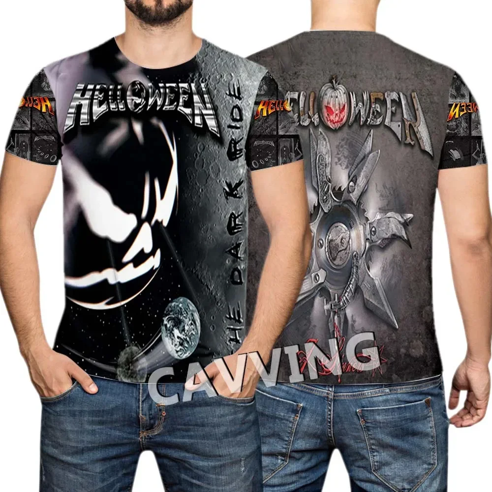 جديد أزياء النساء/الرجال 3D طباعة Helloween الفرقة عارضة تي شيرت الهيب هوب بلايز Harajuku أنماط قمم الملابس