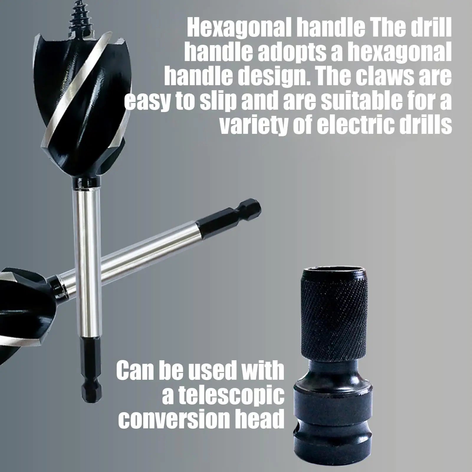 ドリルビット六角シャンク金属穴オープナー六角ツイストドリルビットセット木工職人用ドアロックコンクリート引き出し用