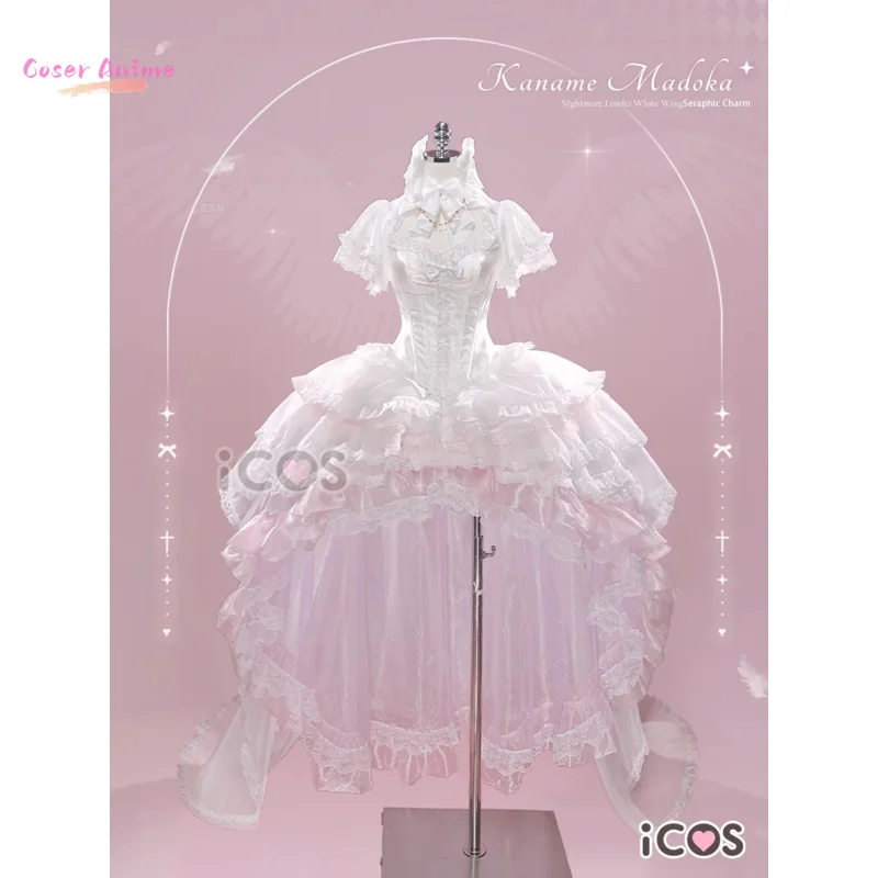 أزياء أنيمي Puella Magi Madoka Magica Akemi Homura أزياء تنكرية موحدة لحفلات الهالوين للنساء والرجال دعائم كرنفال