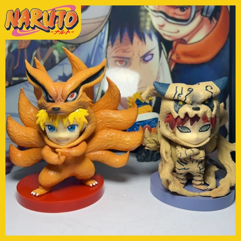 New 15cm Naruto Anime Figure Shuukaku Gaara Kurama Uzumaki Naruto Action Figurine Pvc Statue Model Collecte Dolls Toys For Gifts