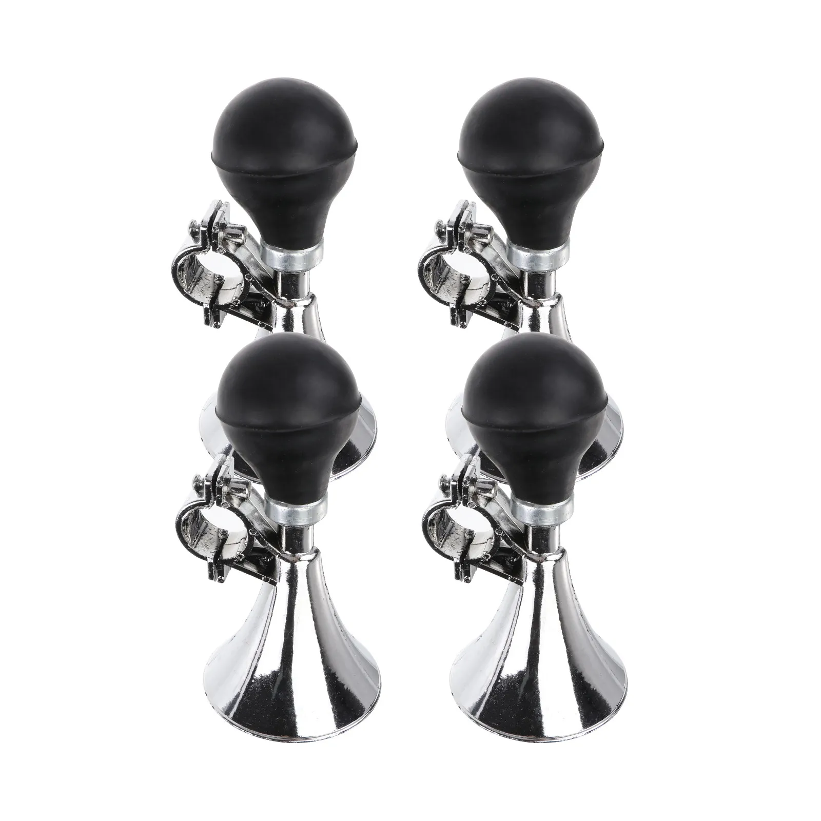 4 Pcs Bicycle Air Horn Bike Bell for Electric Pressure Horns Riding Accessories