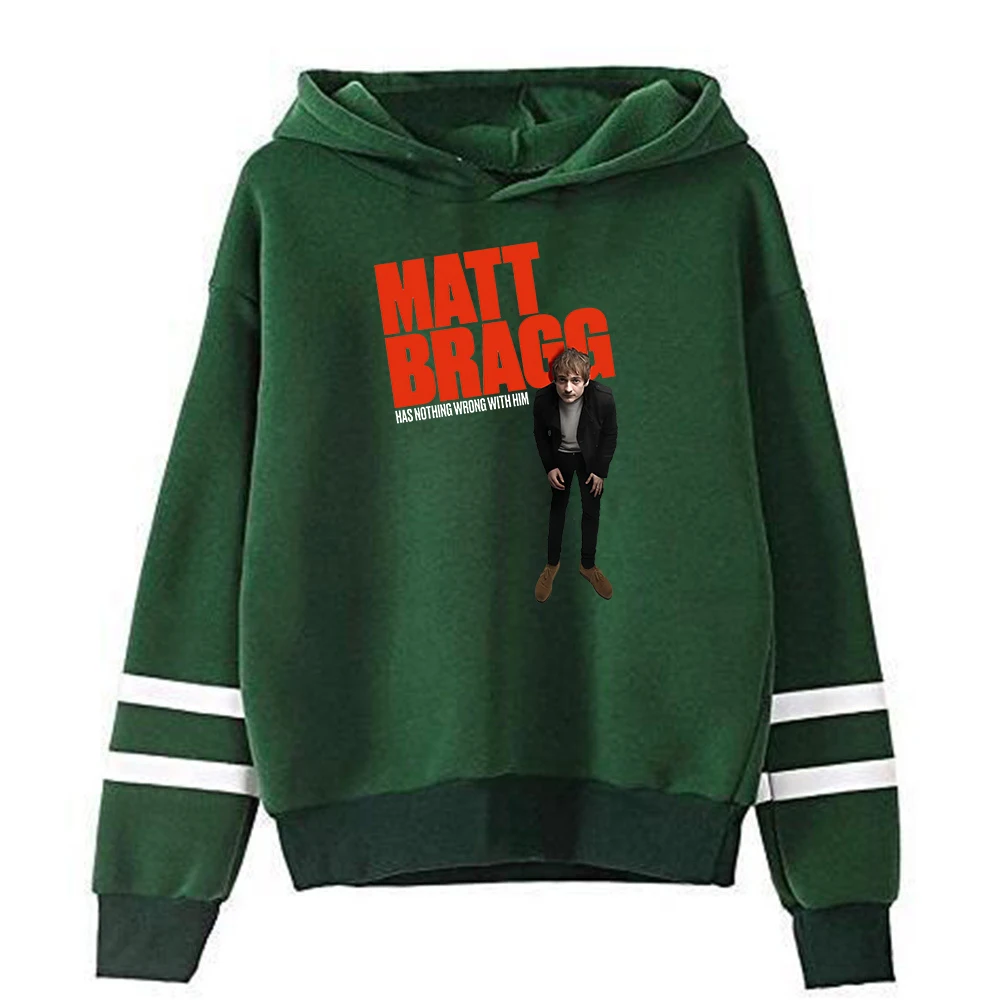 Matt Bragg Has Nothing Worng With Him Tour Hoodie Pocketless Parallel Bars Sleeve Streetwear Women Men Hooded Sweatshirts