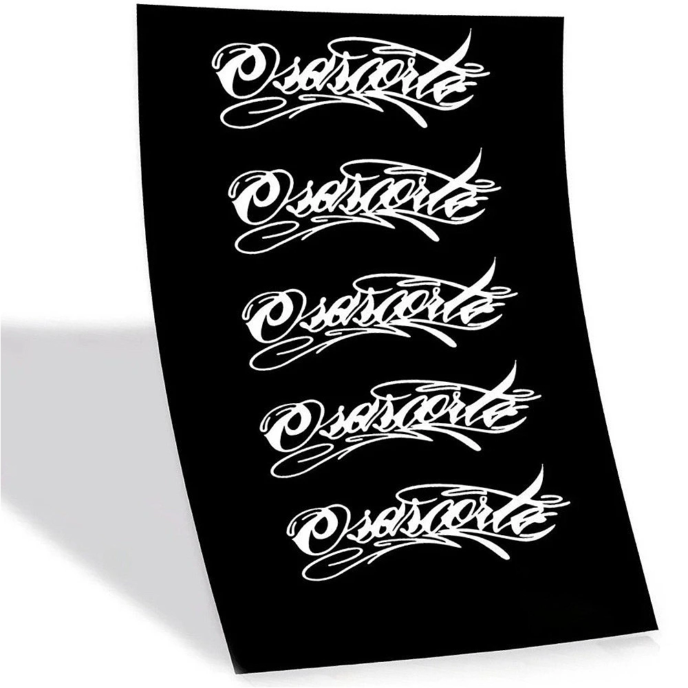

5 шт. наклейок Osascorte для мотоциклов, водонепроницаемые, прочные, для мотоциклетных шлемов, топливных баков, крыльев, велосипедов, самоклеящиеся виниловые наклейки