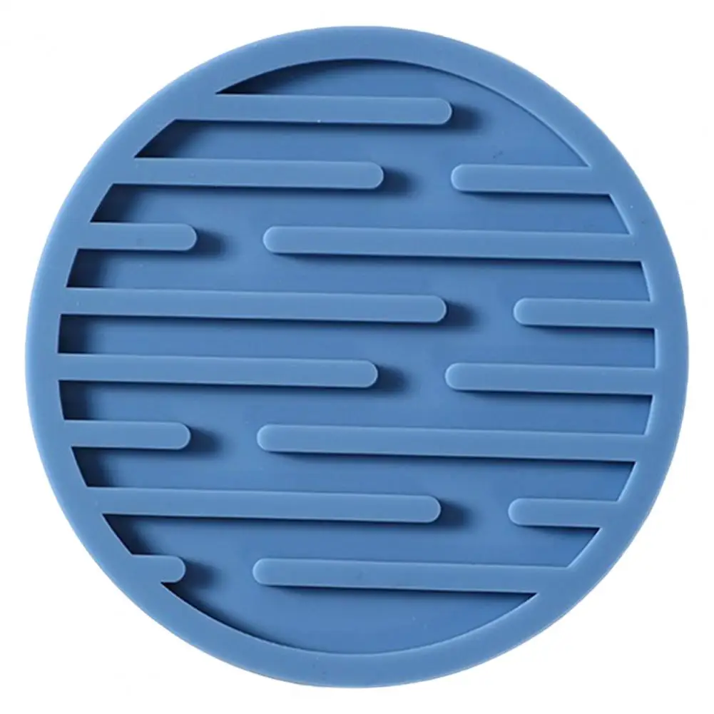 Round Placemat Table Mat para Cozinha e Jantar, Útil Caneca Pad, Sem Odor, Acessórios de Cozinha