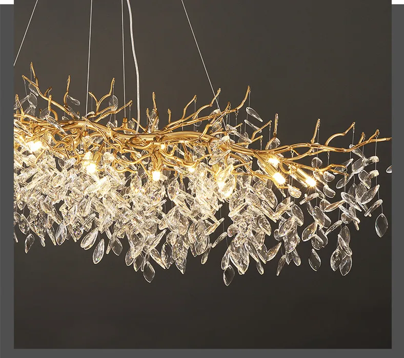 Dining Room Branch Pendant Lights Crystal