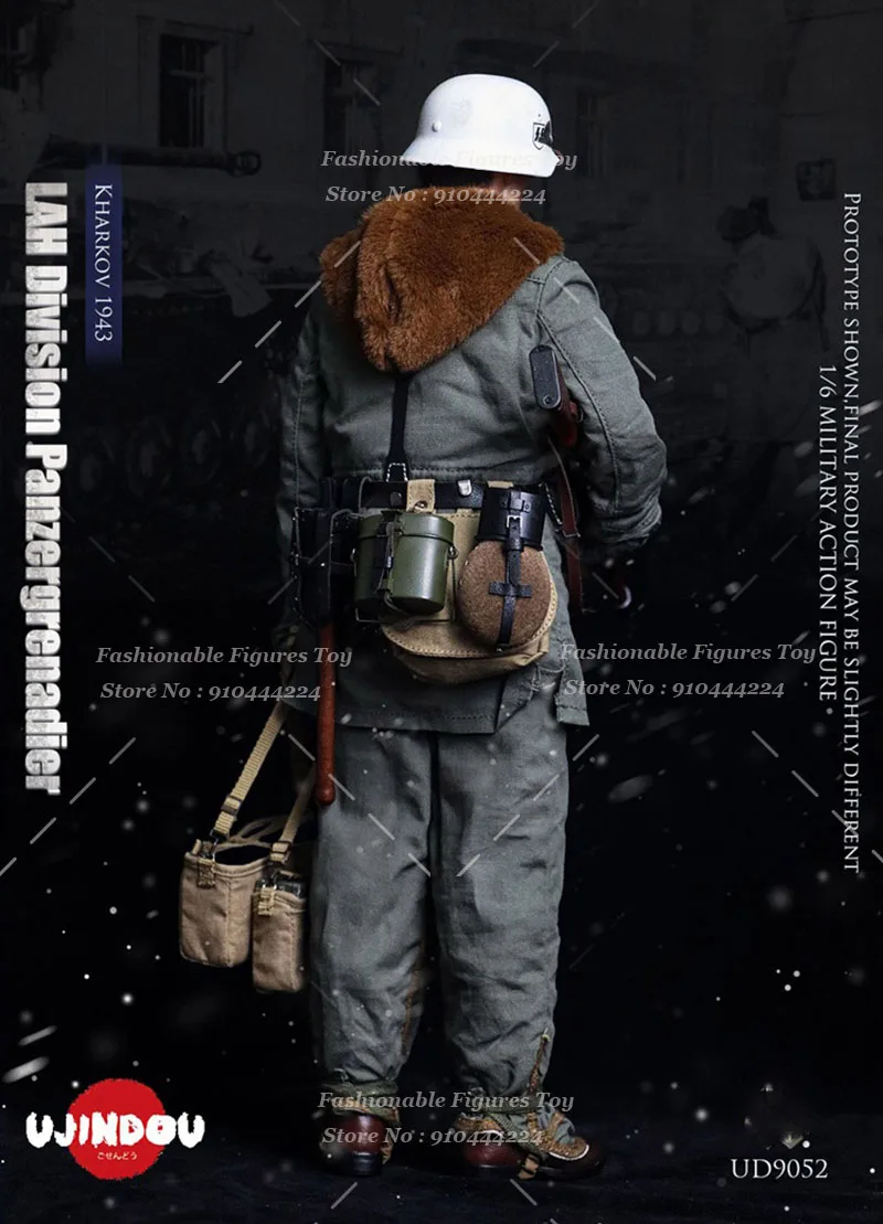 재고 있음 UJINDOU UD9052 1/6 스케일 남성 군인 경비병 수류탄병 풀 세트 12인치 액션 피규어 수집용 인형 장난감
