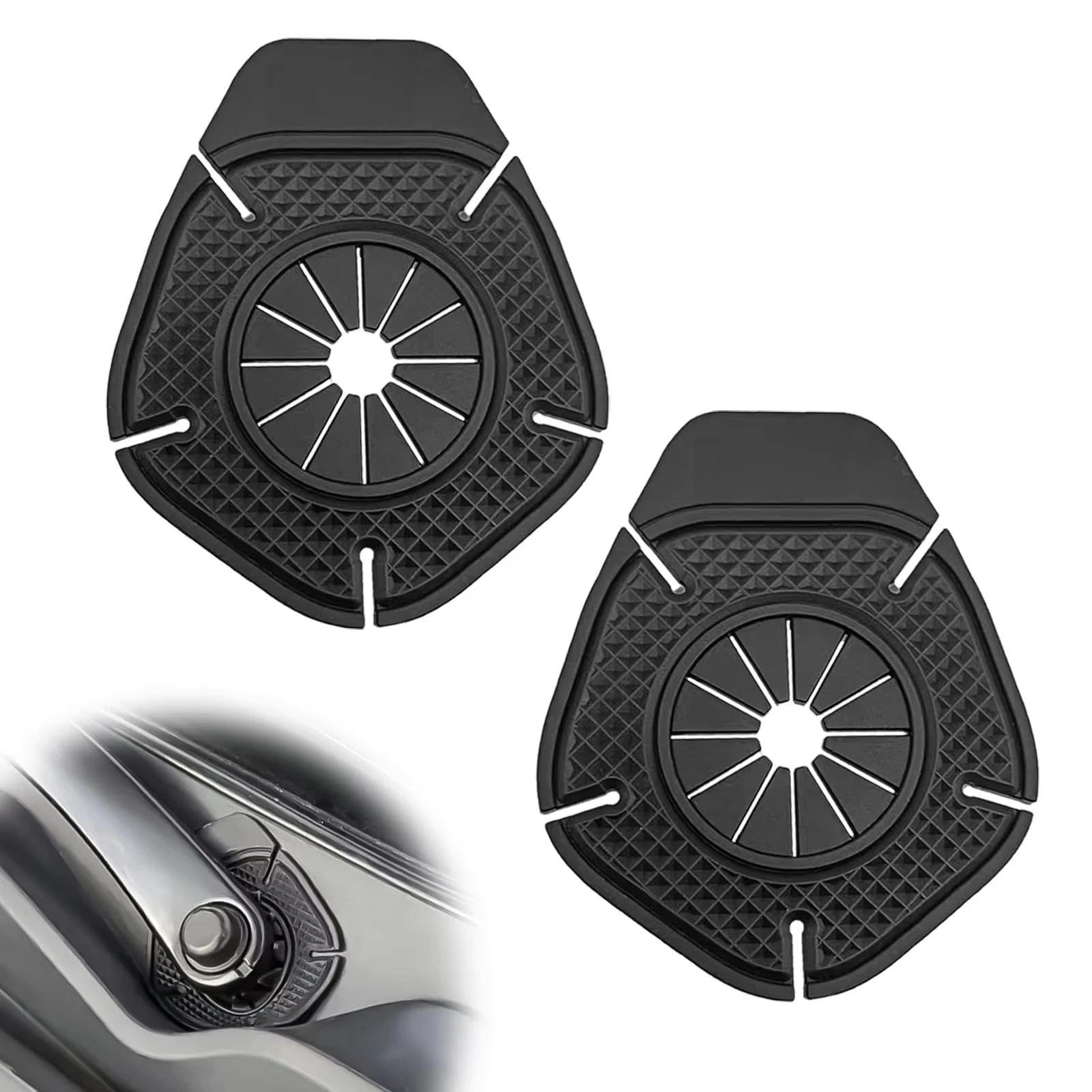 1/2pc Car Windshield Wiper Hole Protective Cover Silicone Car Wiper Bottom Prevent Debris Leaf Falling Dustproof Pad Universal