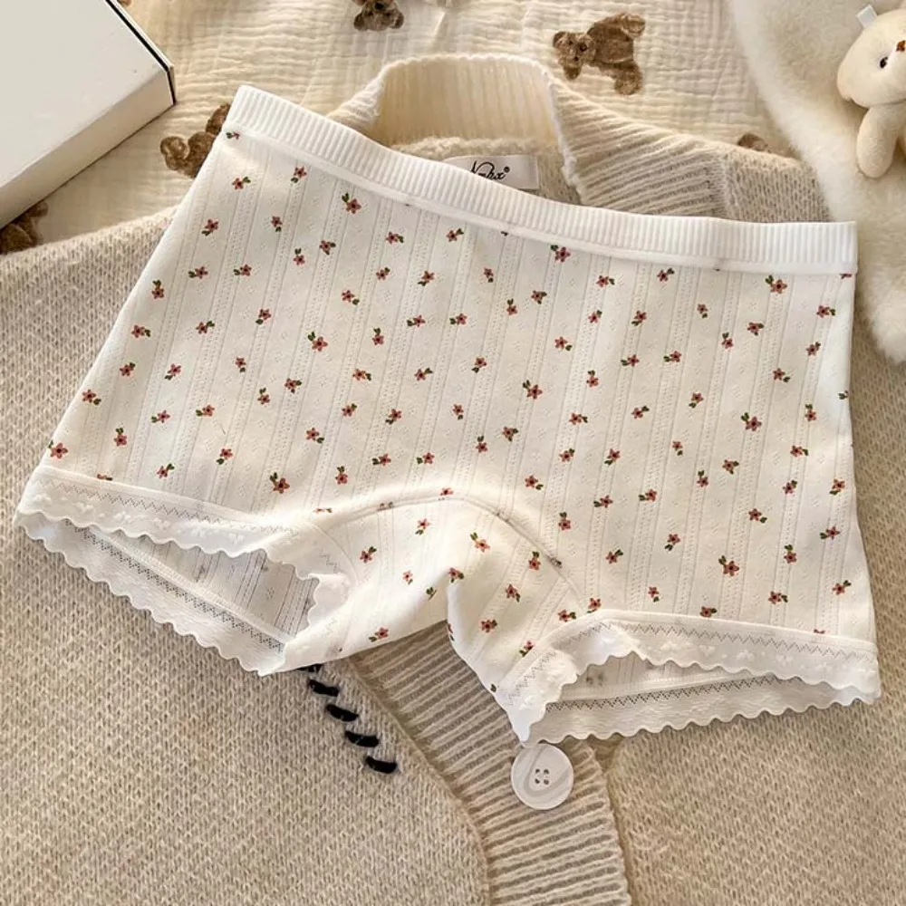 

High Quality Mid Waist Lace Panties Thin Comfortable Seamless Shorts Breathable High-stretch Safety Pants Dress Under