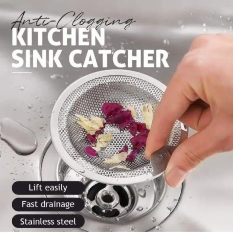 Kitchen Sink Stainless Steel Strainer Bathroom Floor Drain Stainless Steel Sink Sewer Strainer Kitchen Sink Accessories