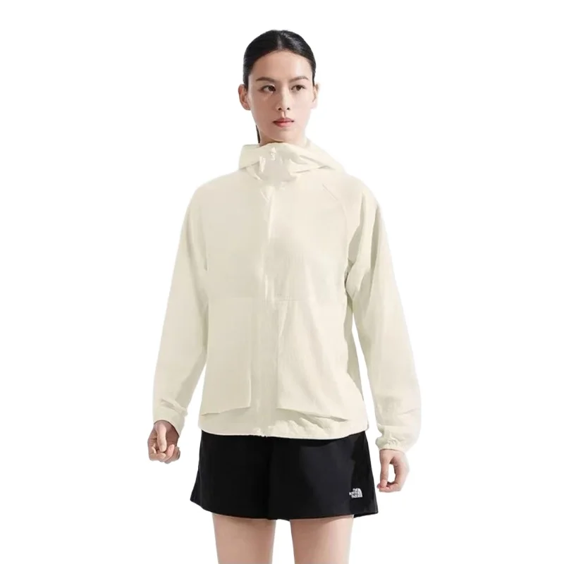 THE NORTH FACE Women Packable Lightweight Windbreaker Skin Coat Sun Protection Breathable Quick Drying Outdoor Jacket