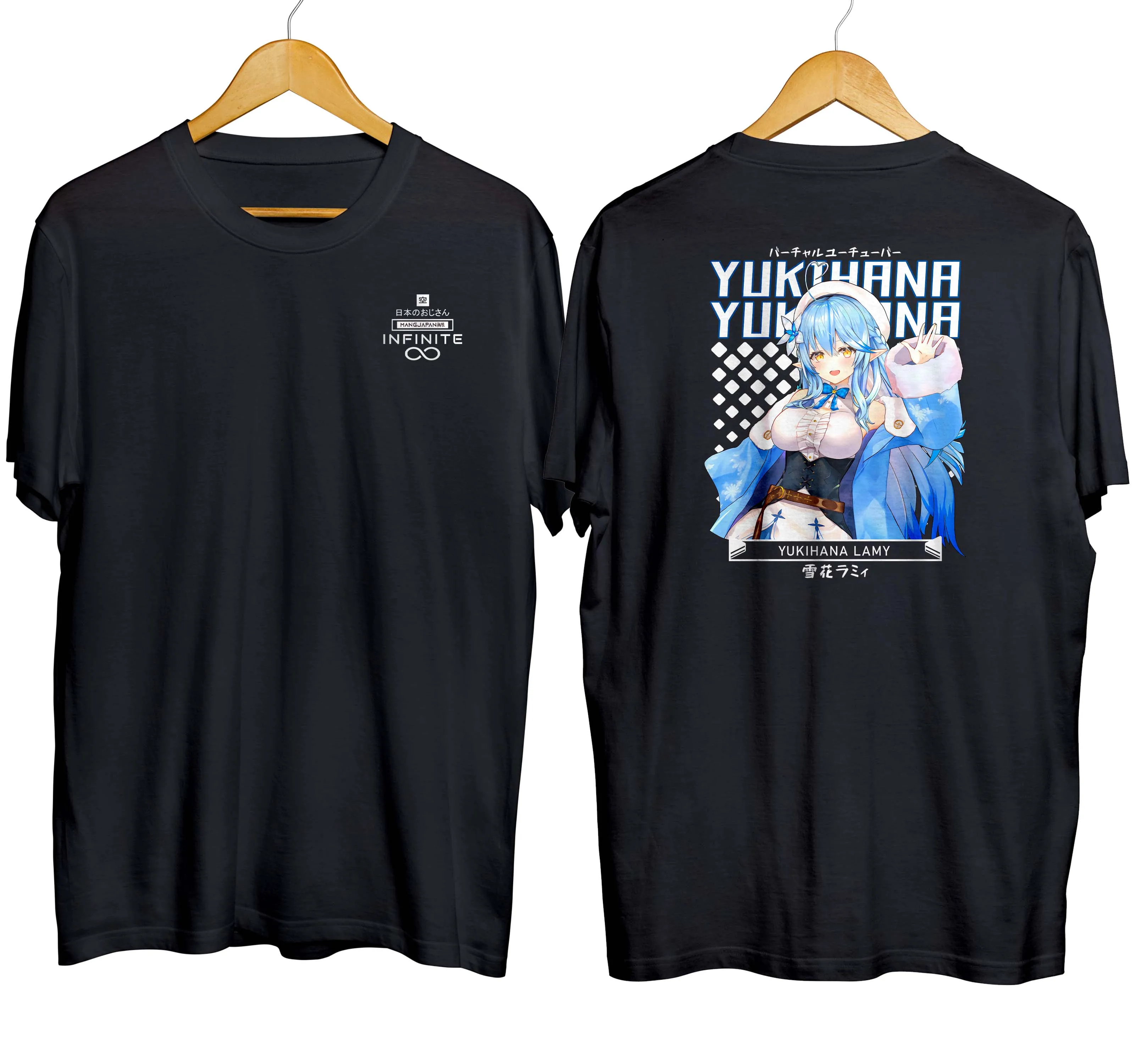 T-shirt distroanime vtuber YUKIHANA LAMY - HOLOLIVE JPN 100% cotton combed 30s