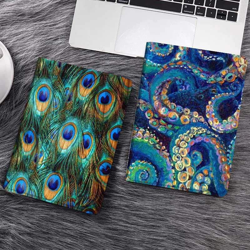 

Peacock Feather Pattern Gift Tablet Case For Samsung Galaxy Tab S7 S8 S9 S10 FE Lite