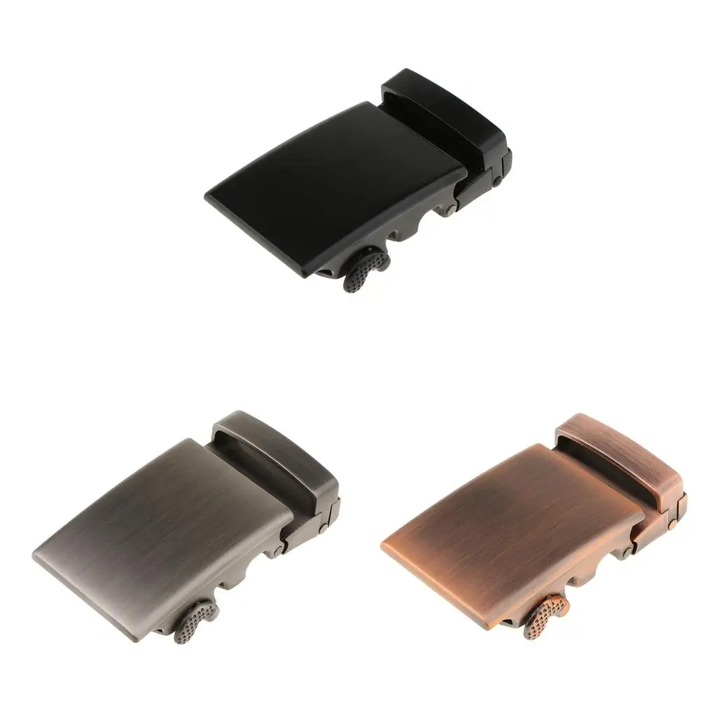 Alloy Ratchet Belt Buckle Antique Rectangular Metal Belt Buckle Replacement Wide Buckle Fashion Accessory for Man 36mm