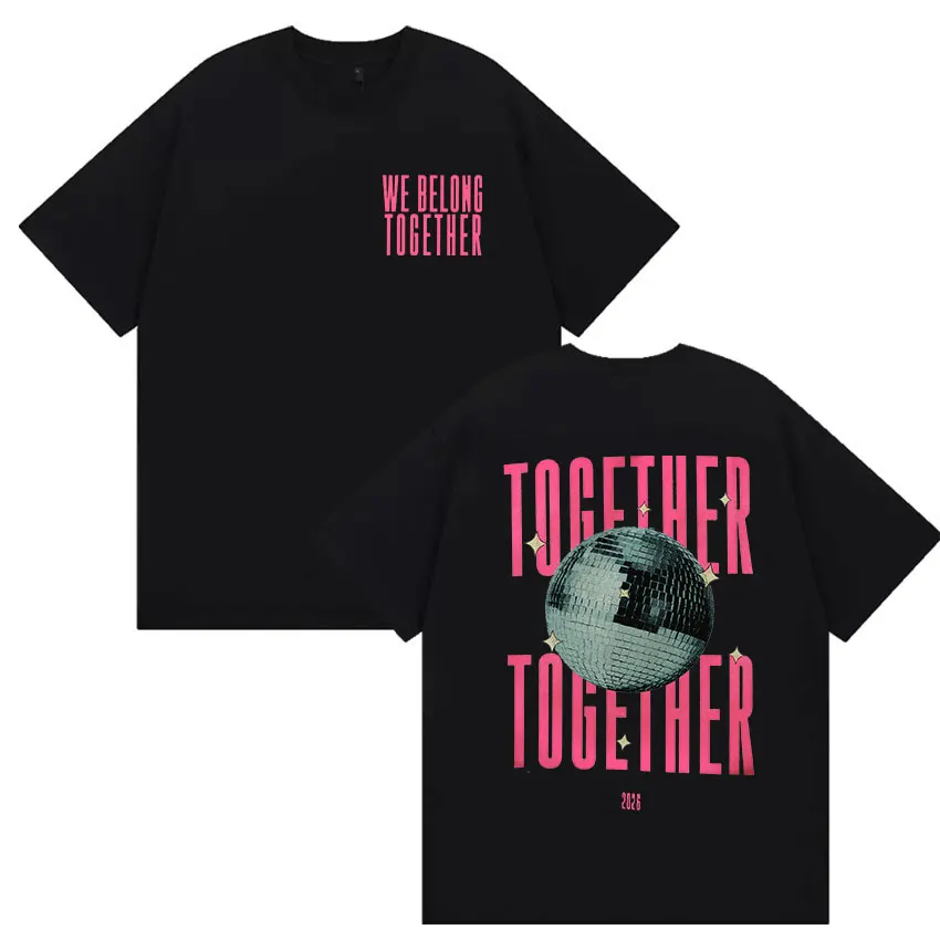 T-shirt vintage de haute qualité pour hommes et femmes, à manches courtes, été, 2026, nouveau t-shirt Harry Styles We Belong Together