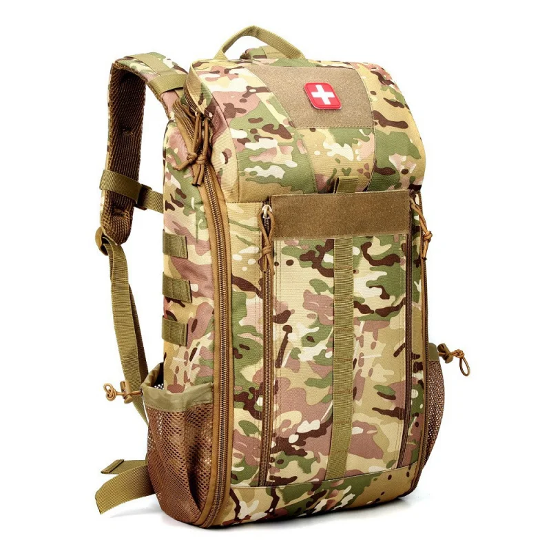 Tactical First Aid Backpack Outdoor Large Capacity Medical Bag Multifunctional for Camping Hiking Mountaineering - view 6