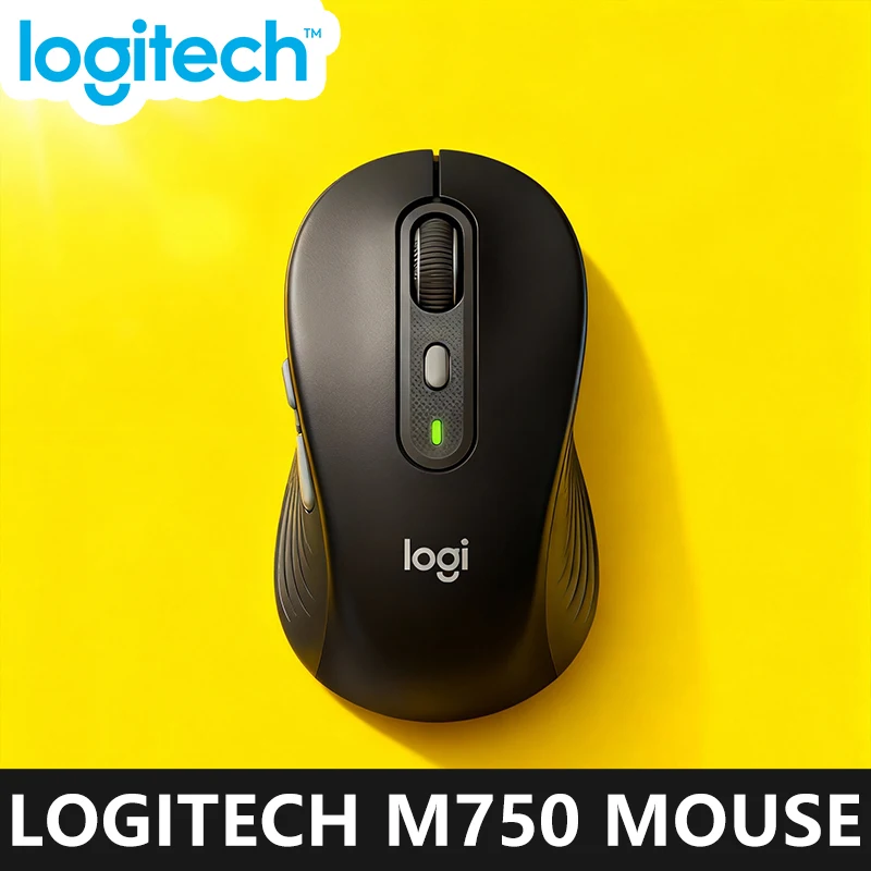 

Беспроводная Bluetooth-мышь Logitech M750/M650/M650L для офисного использования, тихие и маленькие/большие ноутбуки