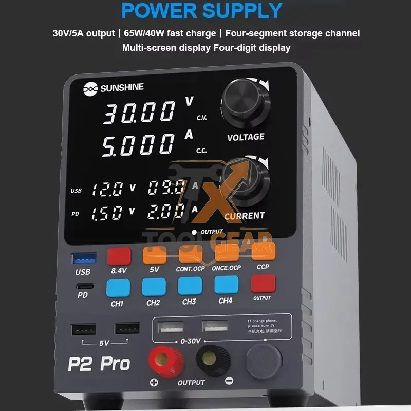 2026hotsale* P2 Pro 330W Intelligent Regulated DC Power Supply Toroidal Transformer 30V/5A Output Repair Tools