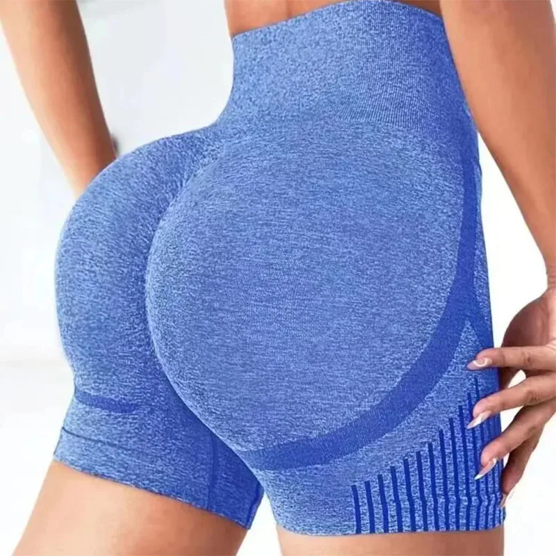 Women Yoga Shorts High Waist Gym Workout Shorts Fitness Yoga Lift Butt Fitness Ladies Yoga Gym Running Short Pants Sportswear image 3