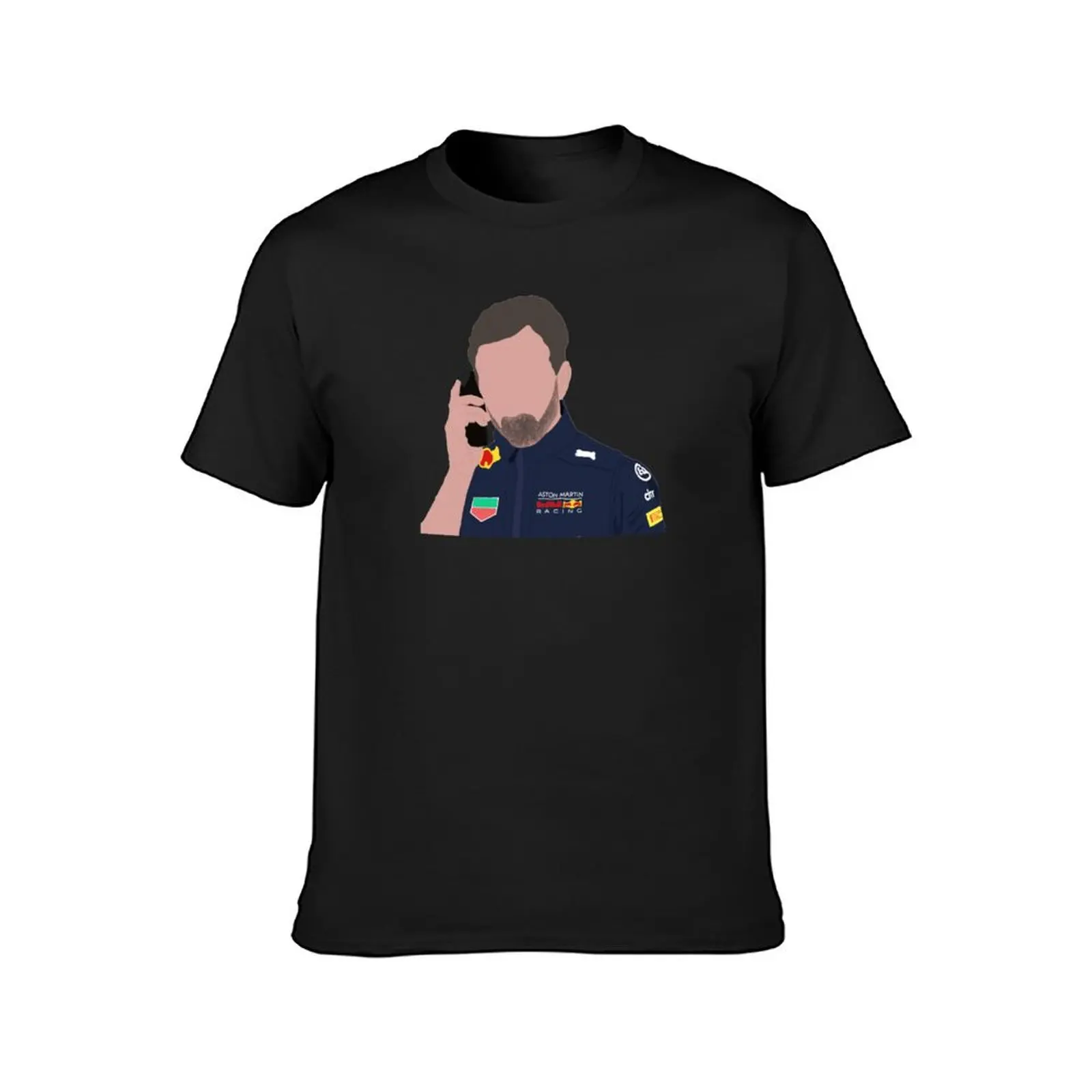 Christian Horner T-Shirt tops kawaii clothes customs mens graphic t-shirts funny