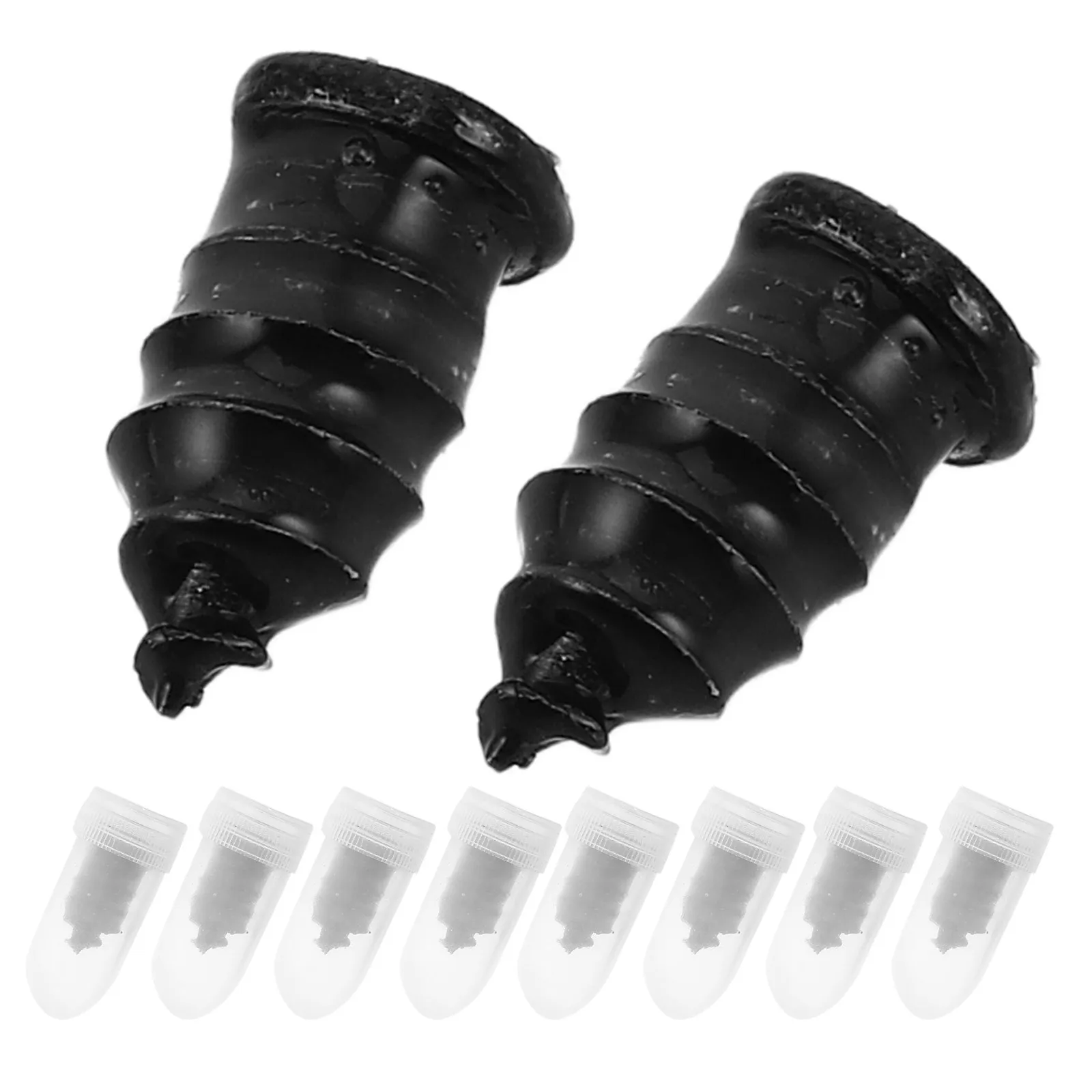 

10Pcs Motorcycle Tire Repair Nails Soft Rubber Vacuum Tire Screws Quick Puncture Repair Tool Kit for Car Truck Atv Tractor Self