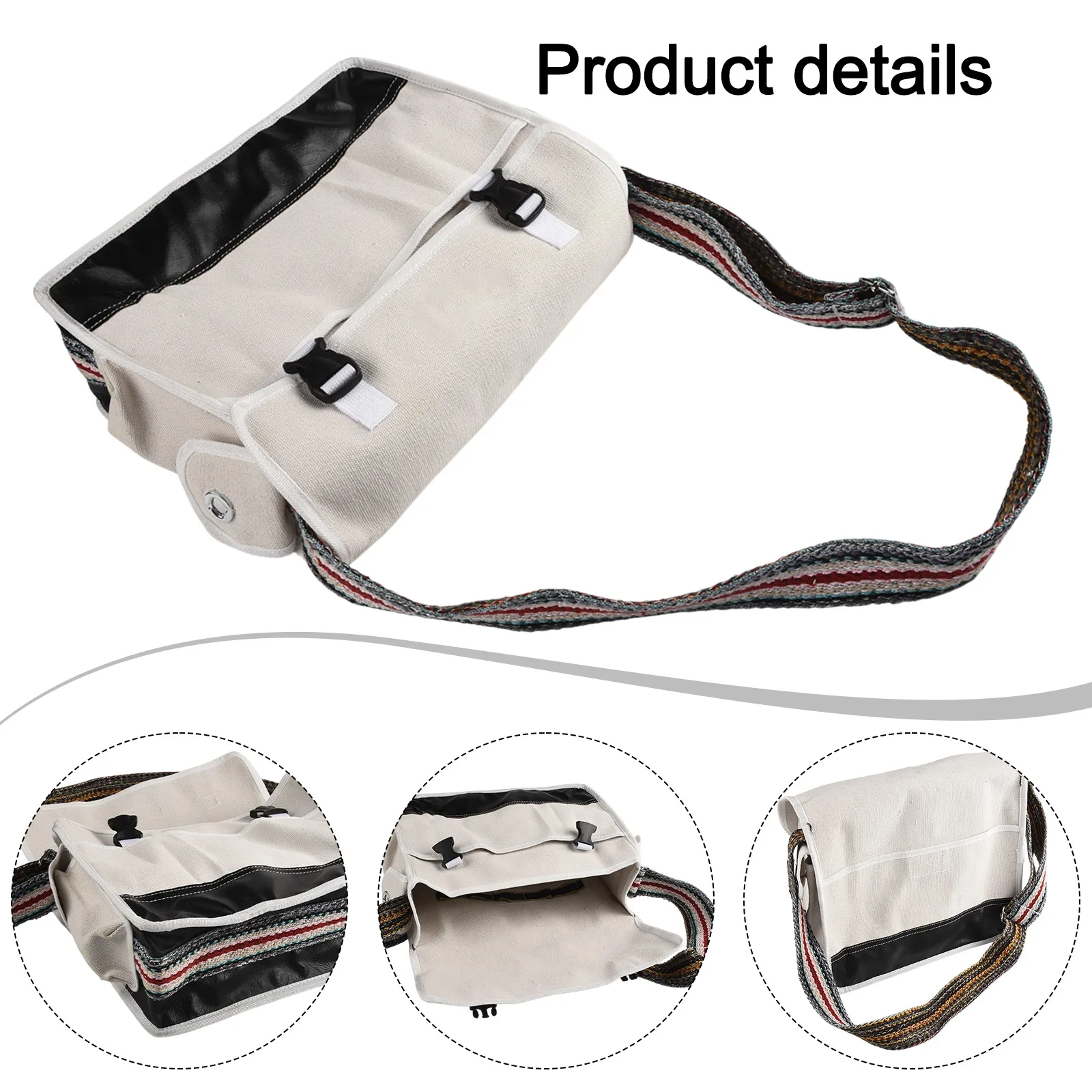 

Регулируемая сумка для инструментов на плечо. Сумка на одно плечо с регулируемым ремнем. Компактное хранилище инструментов для электриков.