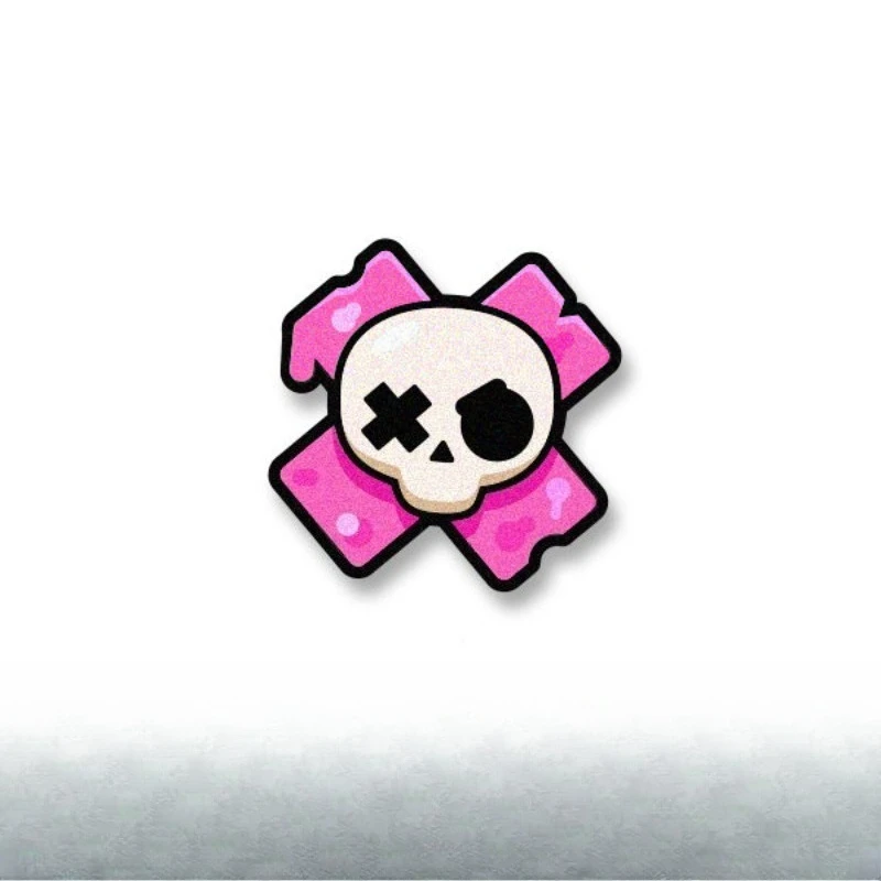 Cool Cartoon Skull Pattern Decal, Waterproof Vinyl Sticker, 1PC Fashion Ornament for Car, Bike, Motorcycle, Helmet, Laptop Decor