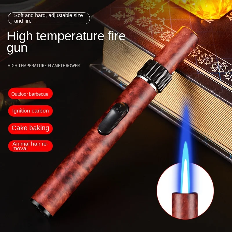 

Outdoor Kitchen Barbecue Baking Special Welding Gun Windproof Cigar Lighter Butane Gas Lighter Turbine Torch Lighters 2023 NEW