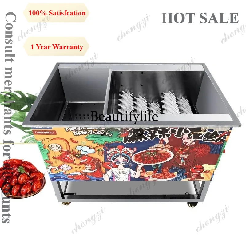 

A81 Commercial Crayfish Washing Machine Imitation Handmade Brush Washing Shrimp Electric Household Artifact