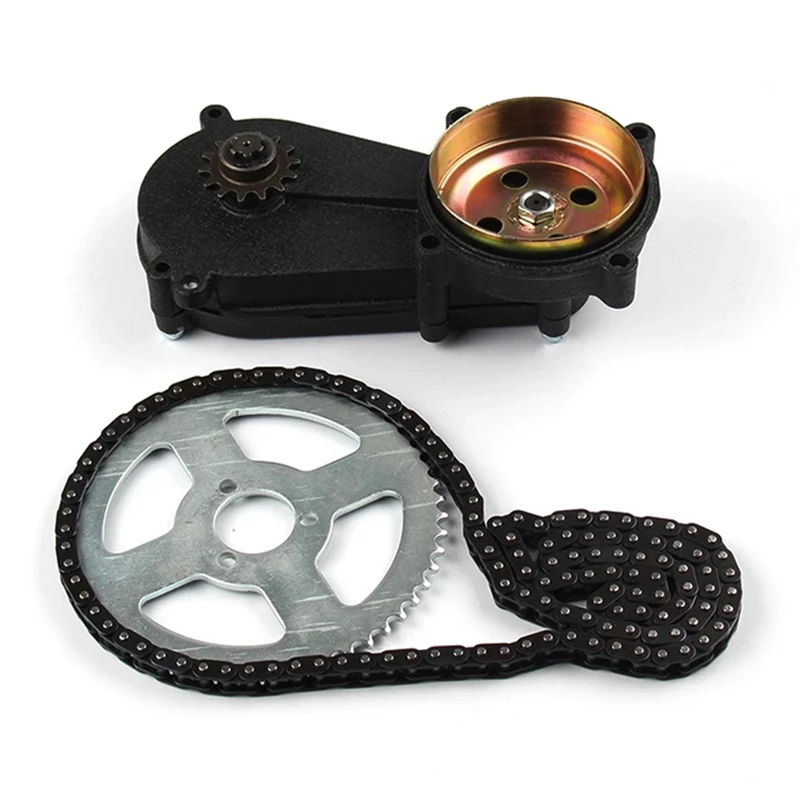 T8F 54-14T Motorcycle Clutch Gearbox Engine Gearbox Sprocket With Chain For 47Cc 49Cc Pocket Bike 2 Stroke Motorcycle