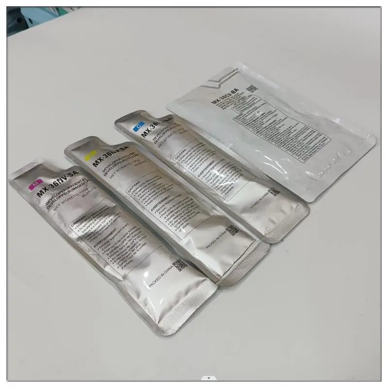 Ontwikkelaarspoeder voor Sharp MX-4110 MX-4140 MX-5110 MX-5111 MX-5140 printer, MX-51 MX51 zwarte kleur cartridge ontwikkelaar toner, CMYK
